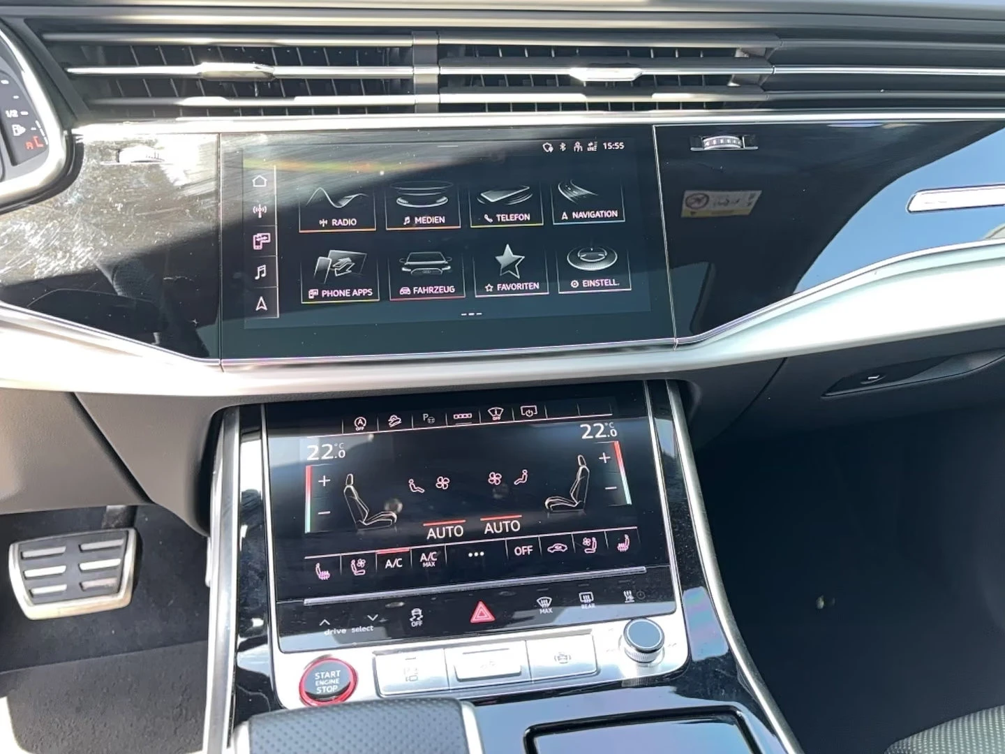 Audi SQ7 507HP/PANO/LASER/MATRIX/B&O/360/HUD/779z, снимка 15 - Автомобили и джипове - 55691427
