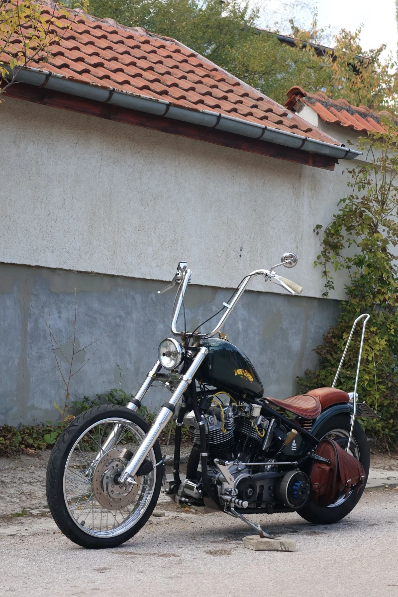 Harley-Davidson Custom Shovelhead FLH, снимка 2 - Мотоциклети и мототехника - 50174638
