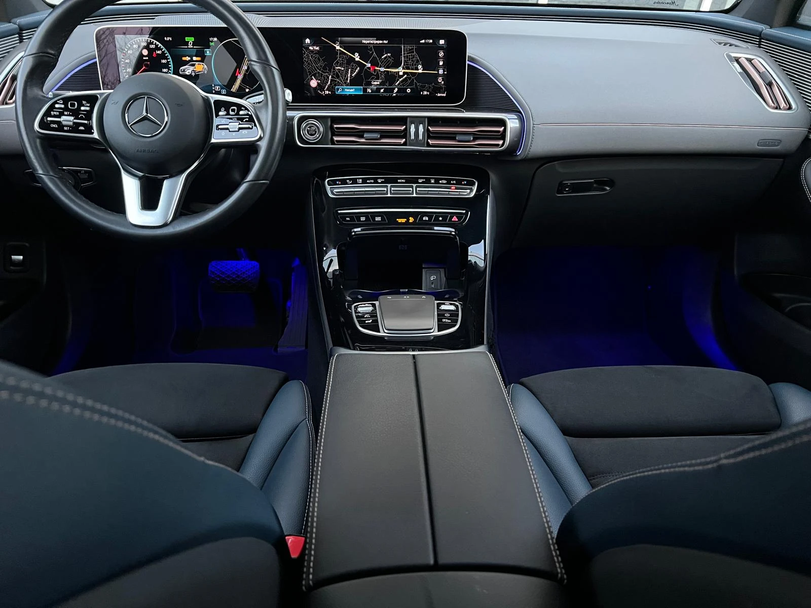 Mercedes-Benz EQC 400 4MATIC Keyless Distronic Burmester Head-Up Led | Mobile.bg   12