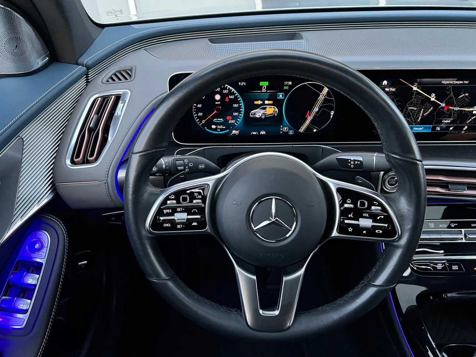 Mercedes-Benz EQC 400 4MATIC Keyless Distronic Burmester Head-Up Led | Mobile.bg   13