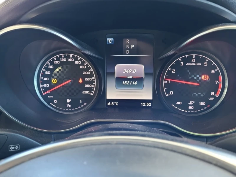 Mercedes-Benz C 43 AMG BURMESTER / PANO / RED INT / CARFAX, снимка 9 - Автомобили и джипове - 53341462