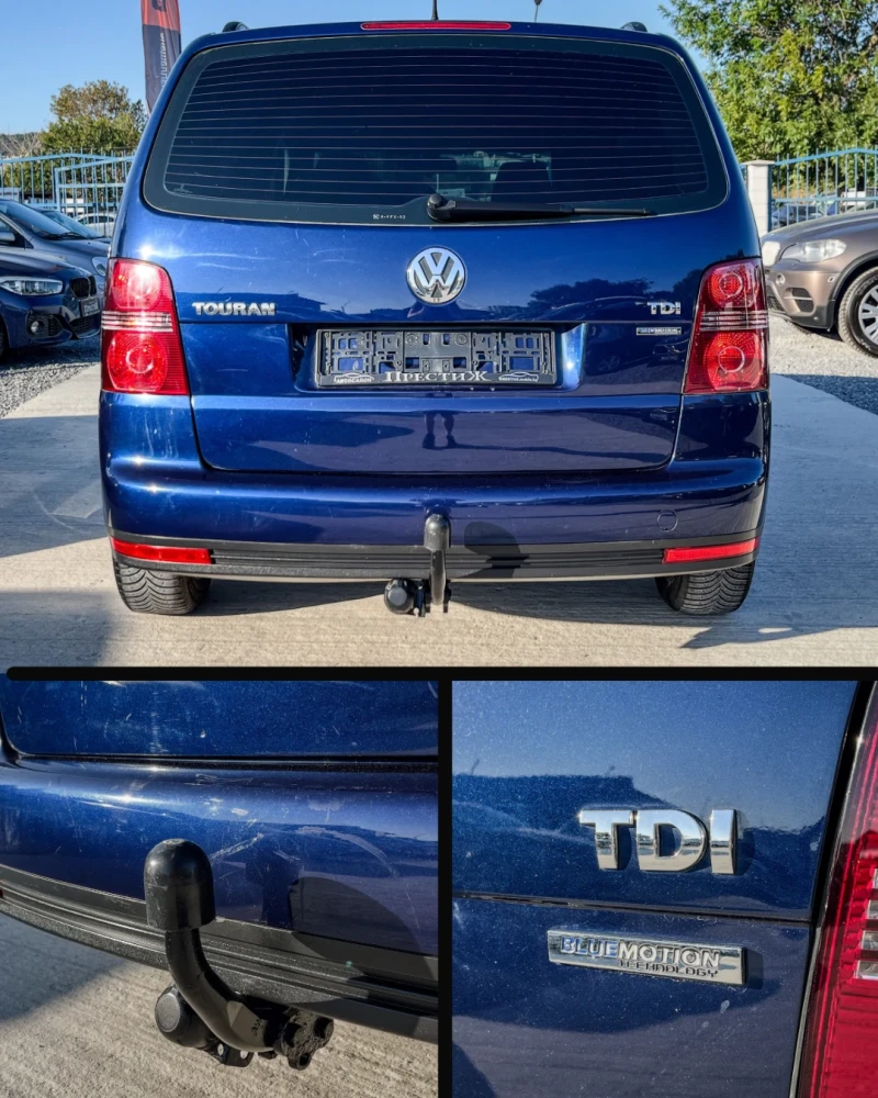 VW Touran 1.9TDI-ТОВАРЕН(1+ 1)BLUEMOTION-6ck. , снимка 5 - Автомобили и джипове - 51703028
