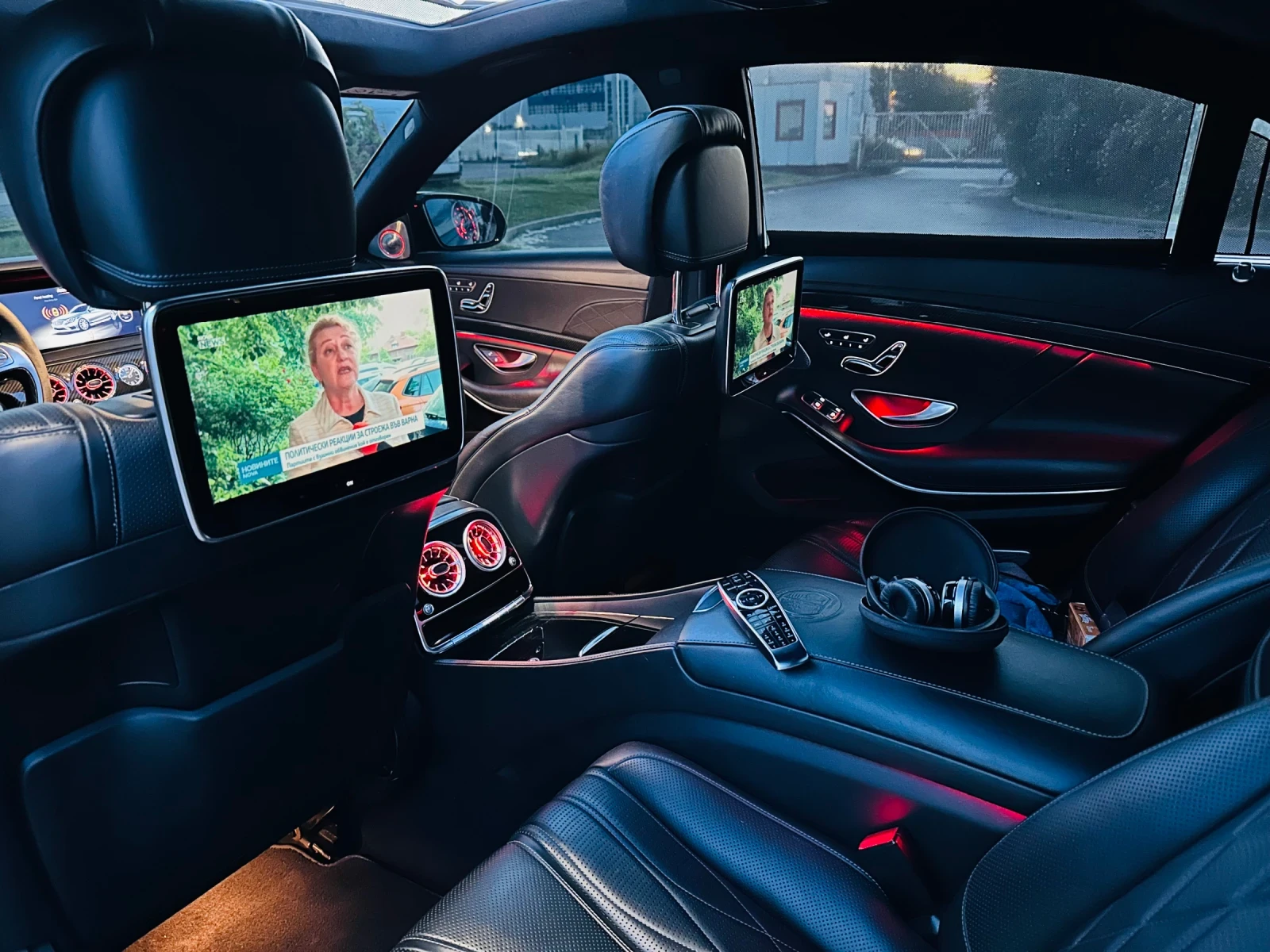 Mercedes-Benz S 63 AMG LONG* 4MATIC* CARBON* BURMESTER 3D* PANO* FULL* , снимка 9 - Автомобили и джипове - 54700885