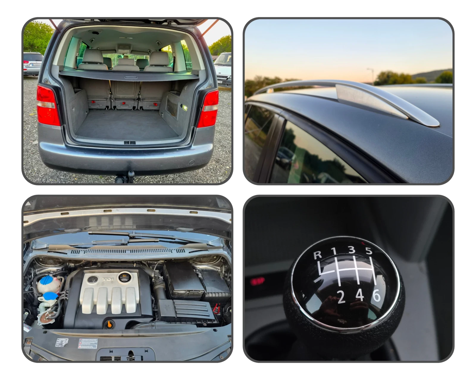 VW Touran 1.9TDI* NAVI* 6ск, снимка 14 - Автомобили и джипове - 55126586