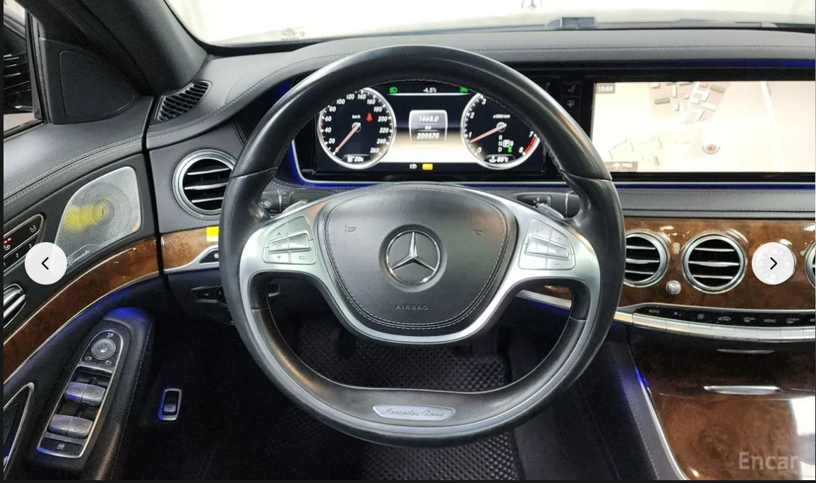 Mercedes-Benz S 500 L BURMESTER* 360 CAM* PANORAMA* TV* ОБДУХВАНЕ*  - изображение 9