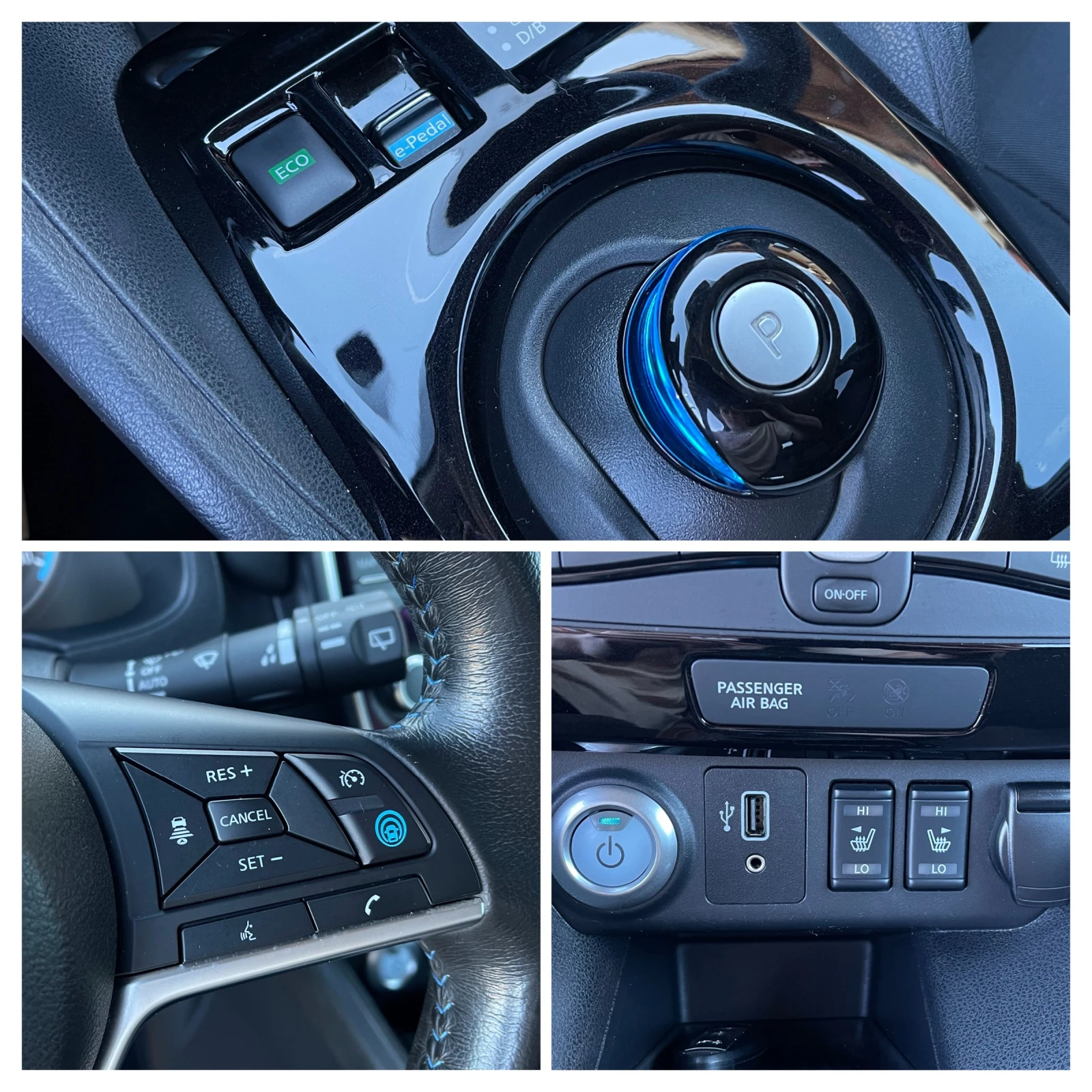 Nissan Leaf  TEKNA+ 360* , снимка 14 - Автомобили и джипове - 54607717