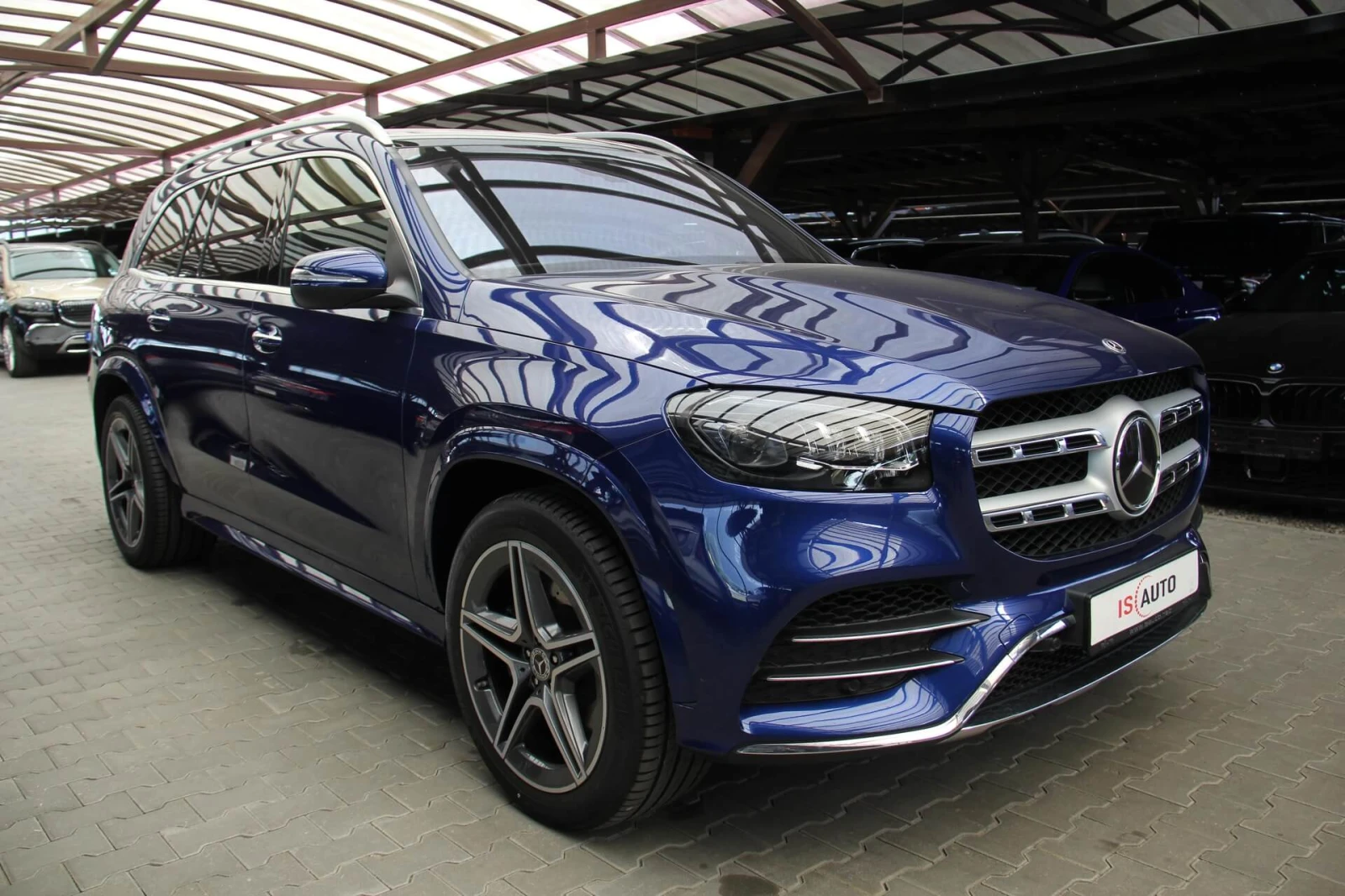 Mercedes-Benz GLS580 AMG/4Matic/Burmester/HuD/Панорама/Обдухване/RSE, снимка 3 - Автомобили и джипове - 55978893