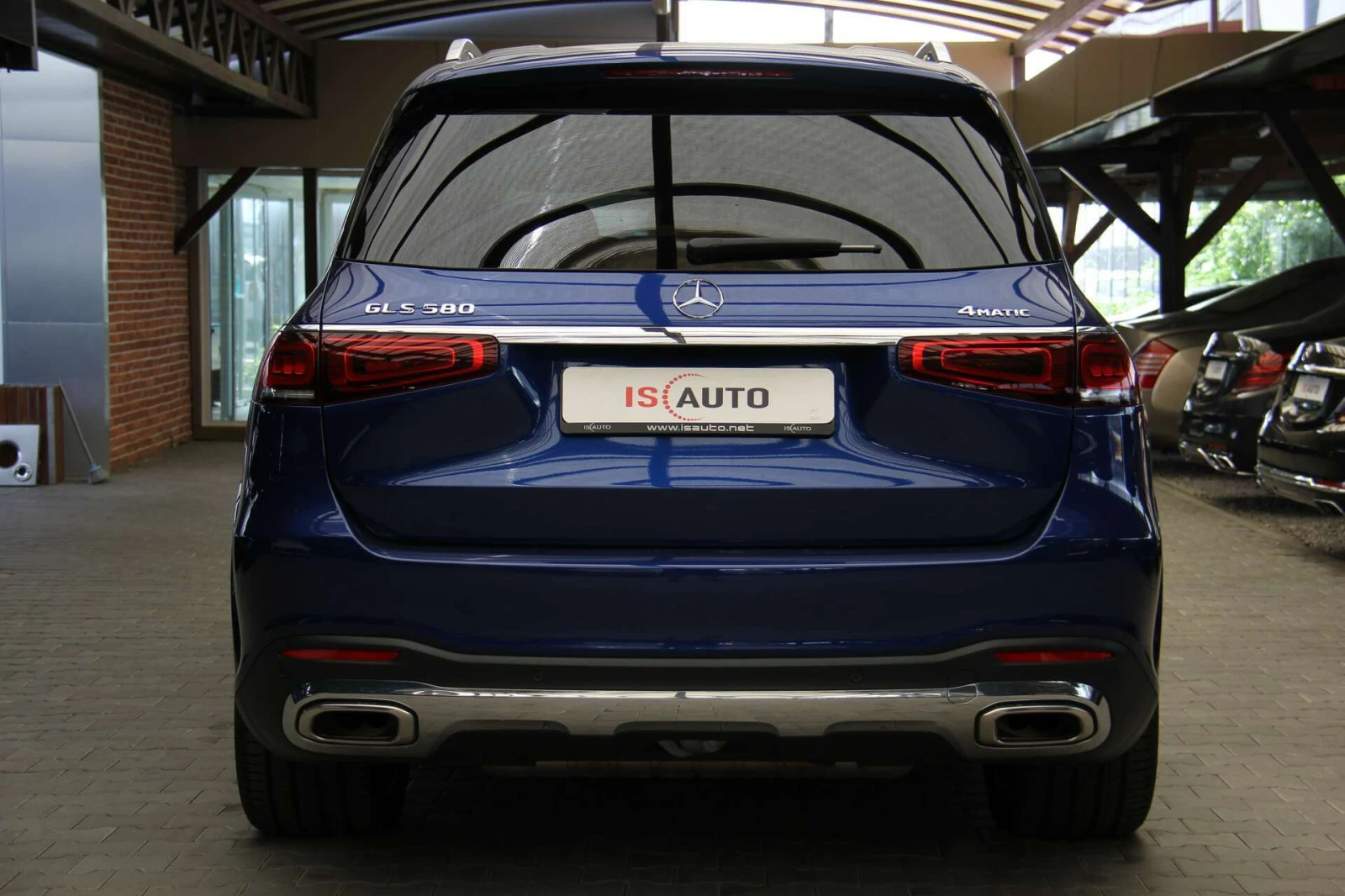 Mercedes-Benz GLS580 AMG/4Matic/Burmester/HuD/Панорама/Обдухване/RSE, снимка 5 - Автомобили и джипове - 55978893