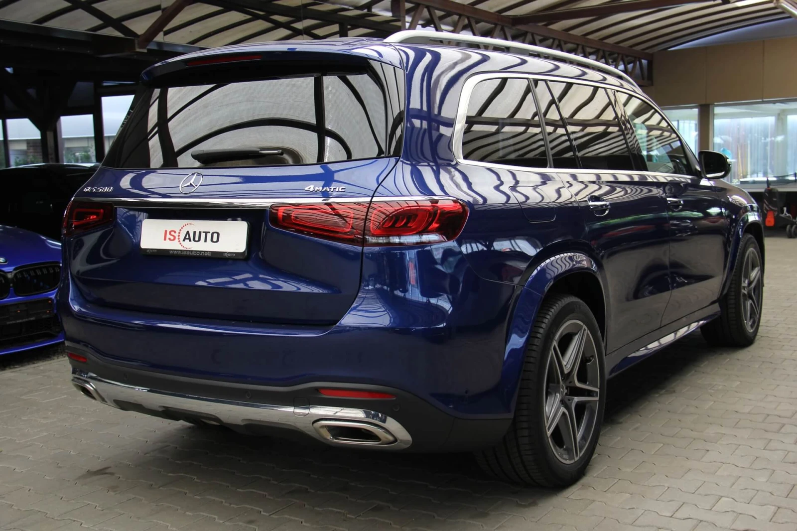 Mercedes-Benz GLS580 AMG/4Matic/Burmester/HuD/Панорама/Обдухване/RSE, снимка 4 - Автомобили и джипове - 55978893