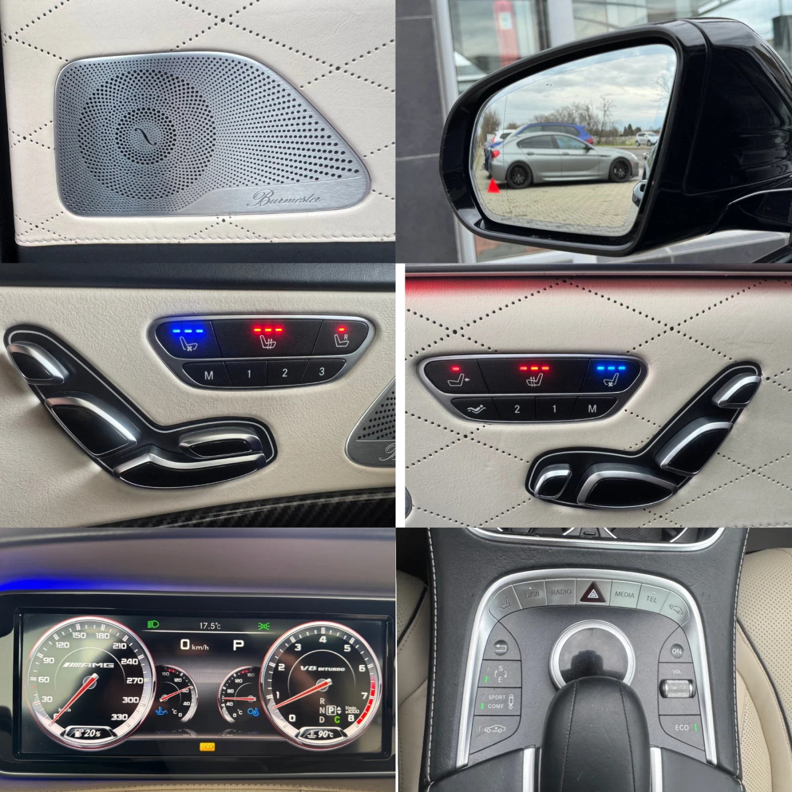 Mercedes-Benz S 500 LONG#4MATIC#FACE#CARBON#DESIGNO#FULL FULL, снимка 15 - Автомобили и джипове - 54047721