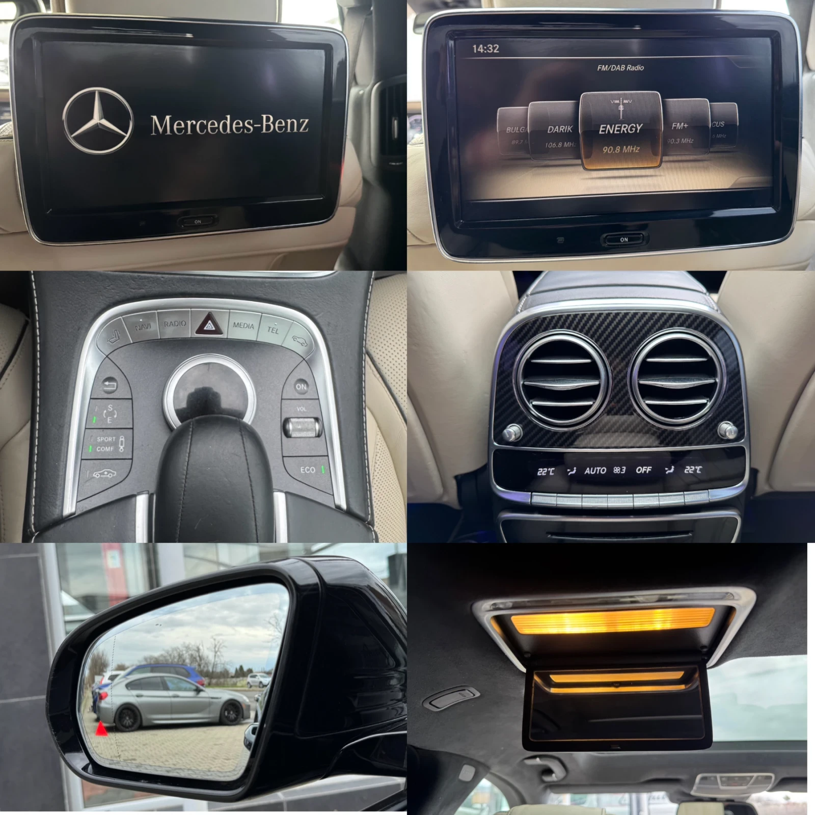 Mercedes-Benz S 500 LONG#4MATIC#FACE#CARBON#DESIGNO#FULL FULL, снимка 17 - Автомобили и джипове - 54047721