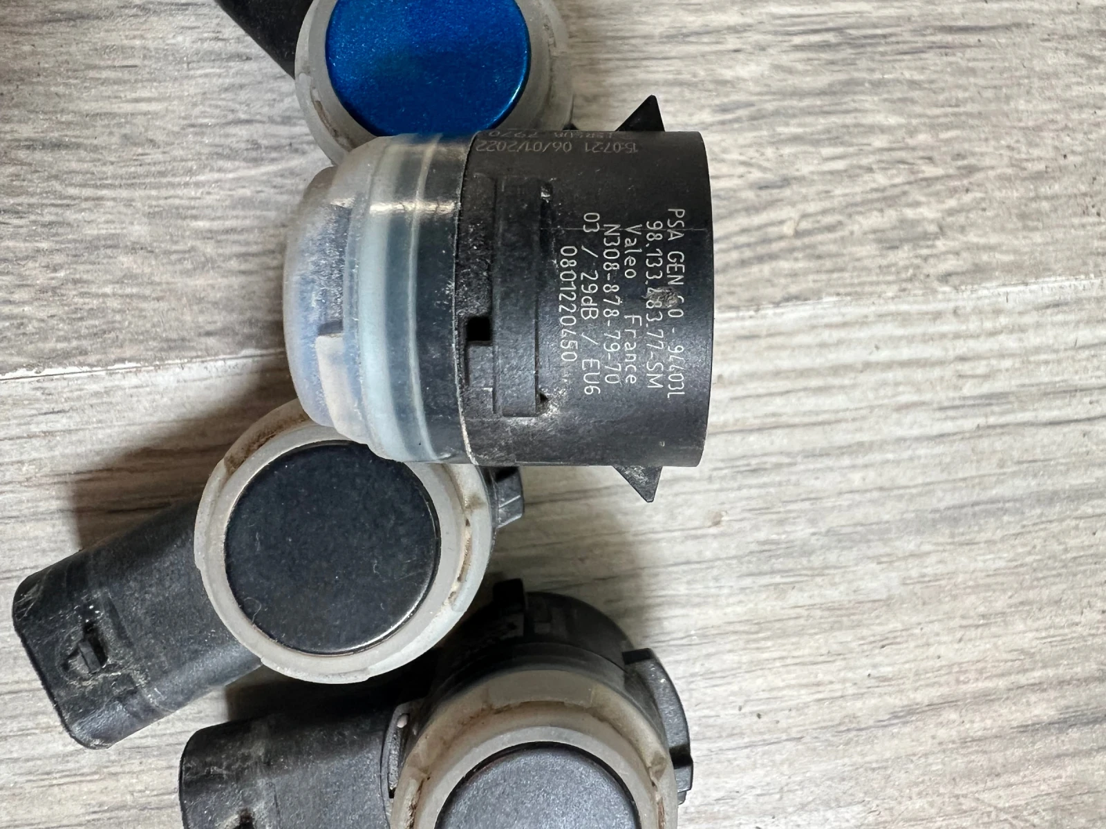 9813348377-SM  датчик парктроник PEUGEOT CITROEN OPEL  Valeo 98 133 483 77-SM PSA GEN 6.0-94403L  | Mobile.bg — изображение 1