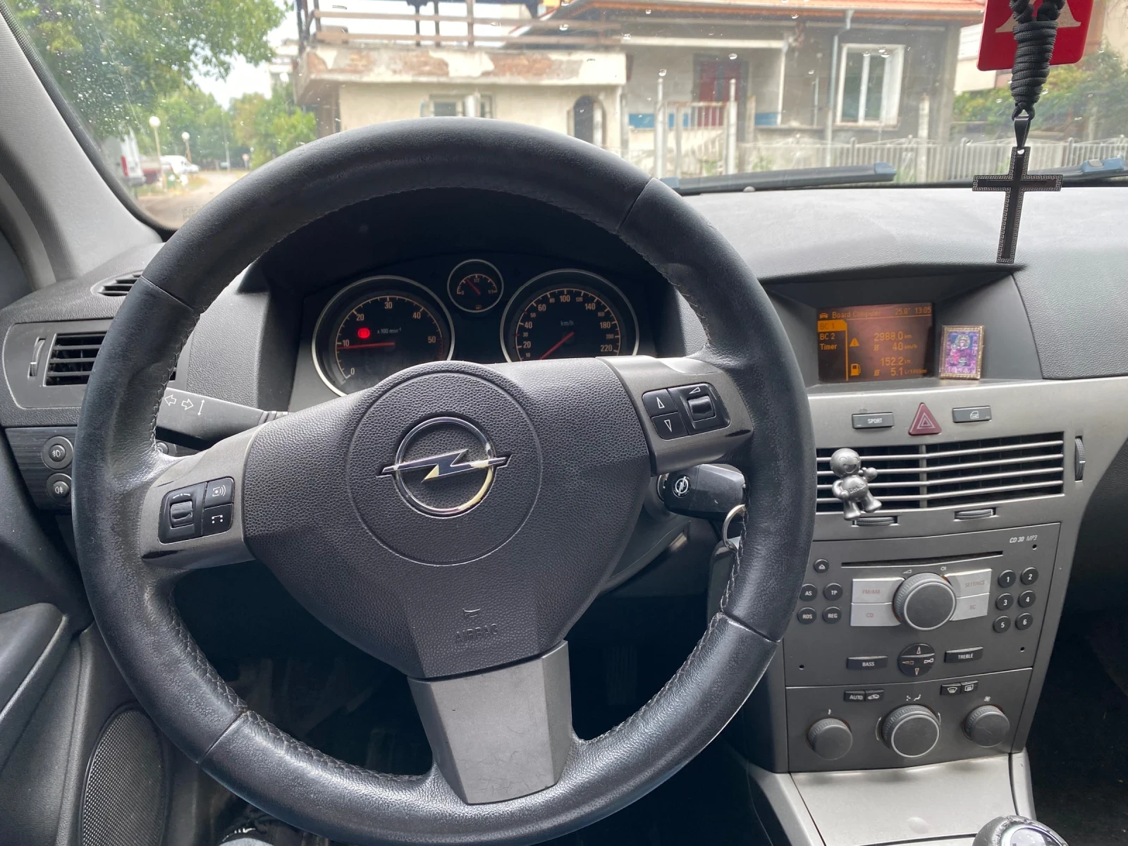 Opel Astra 1.7 CDTI, ISUZO, КЛИМАТРОНИК, ПОЛУКОЖА - изображение 9
