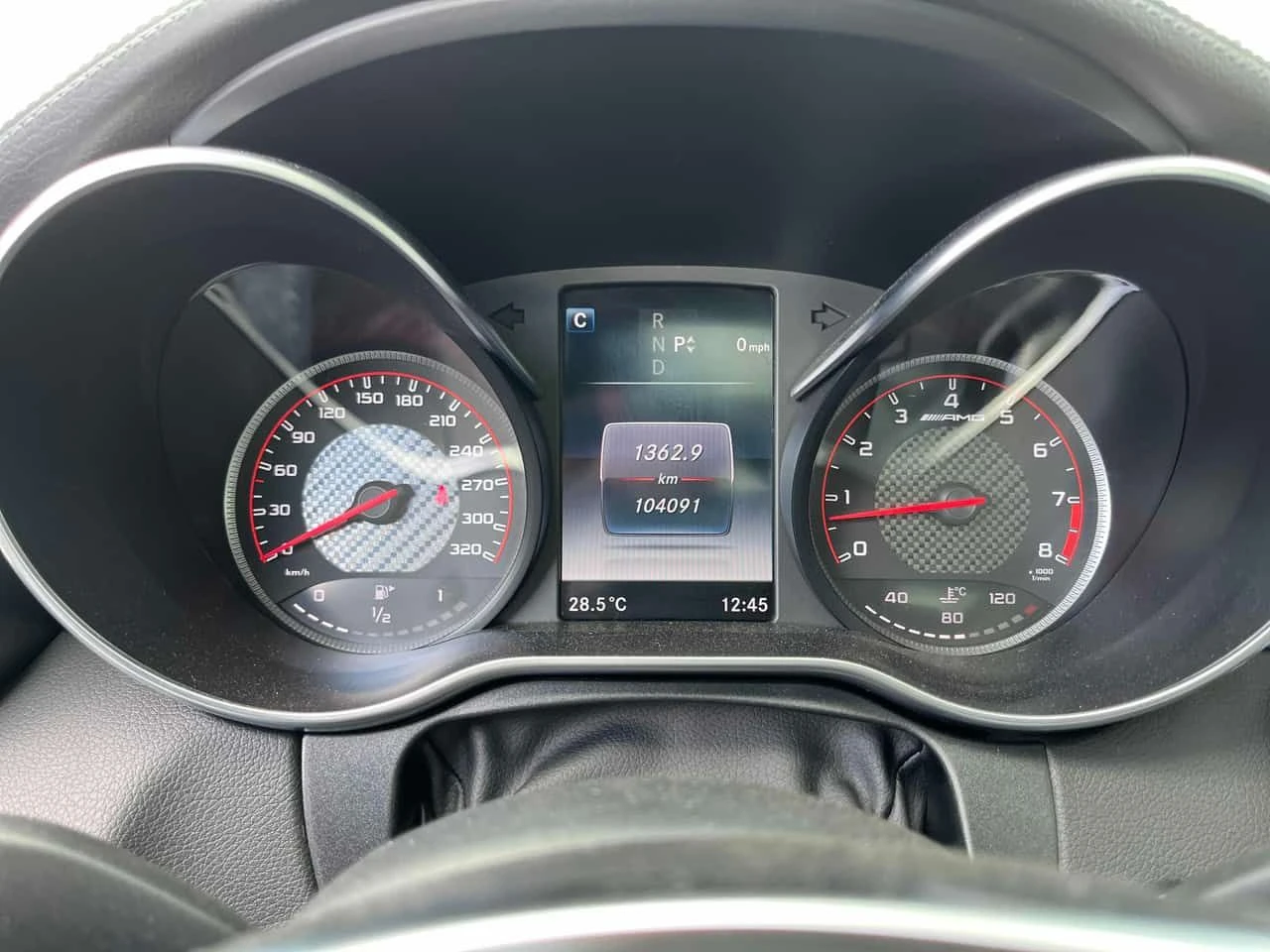 Mercedes-Benz C 63 AMG BURMESTER/ПАНОРАМА/360/ДИСТРОНИК, снимка 8 - Автомобили и джипове - 55023155