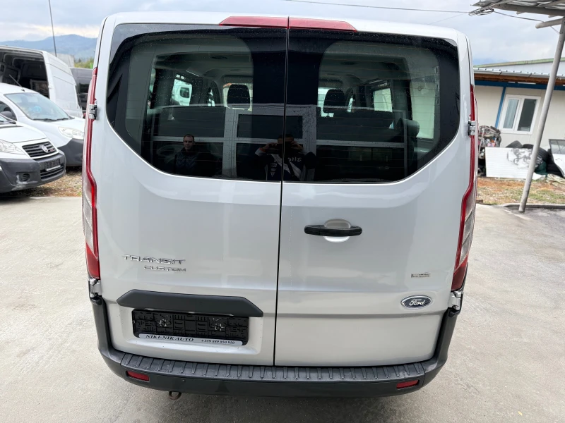 Ford Transit Custom 2.2tdci 9места, снимка 6 - Бусове и автобуси - 51882860