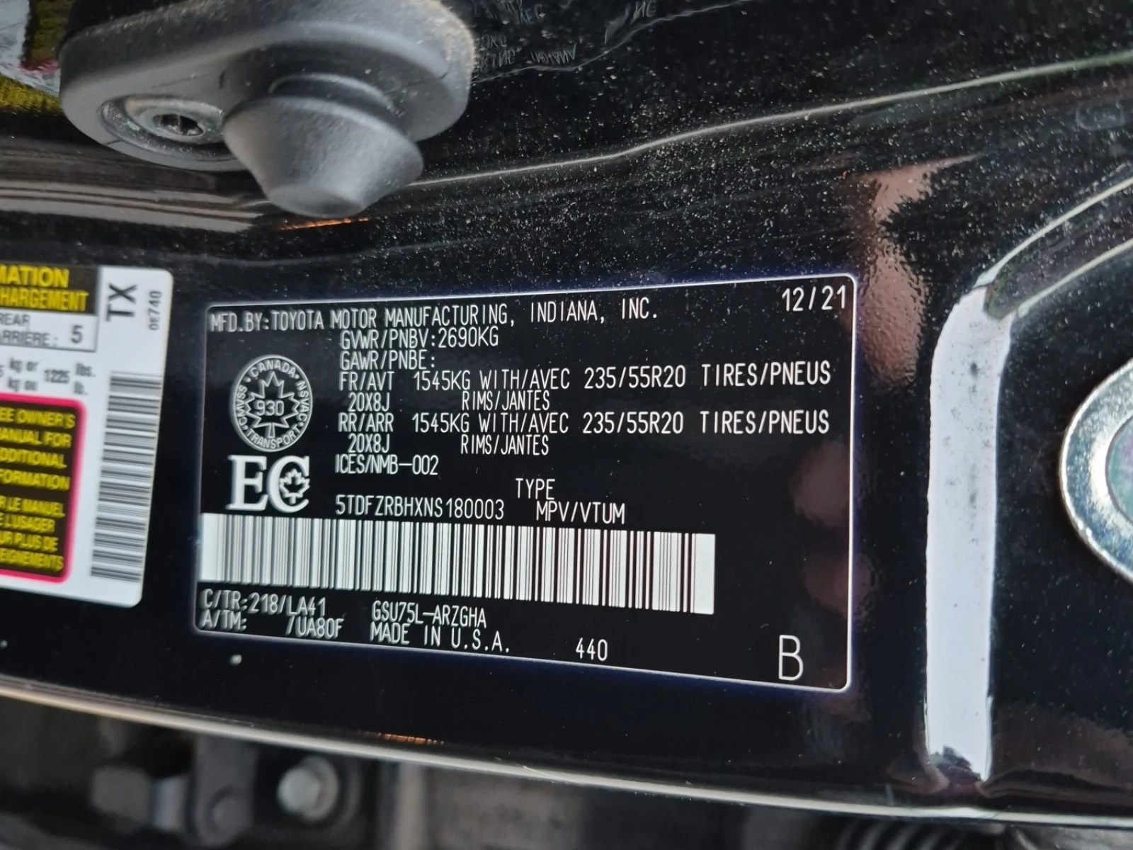 Toyota Highlander LIMITED/CARFAX/Кожа/Подгрев/Шибедах/360 КАМ, снимка 17 - Автомобили и джипове - 55801185
