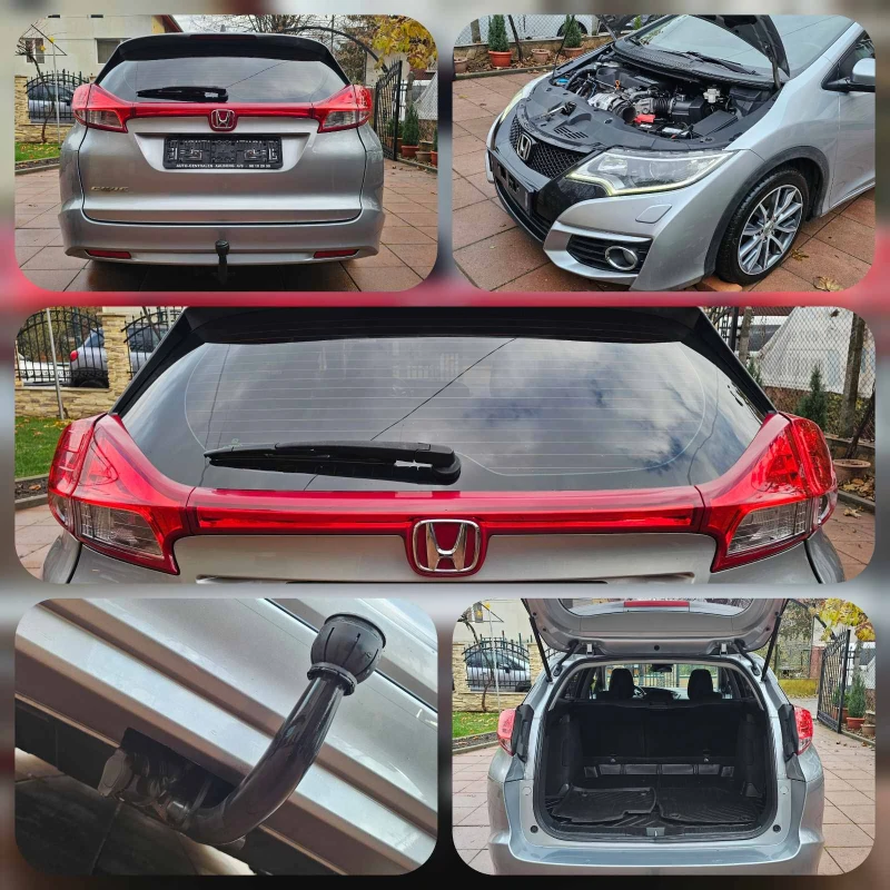 Honda Civic 1.6i -DTEC Elegance , снимка 7 - Автомобили и джипове - 52346585