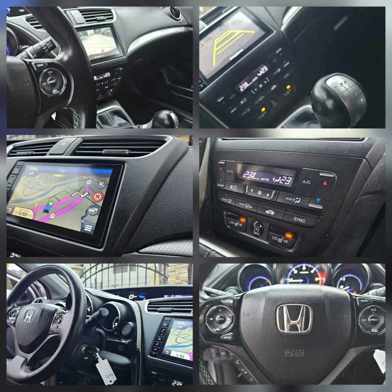 Honda Civic 1.6i -DTEC Elegance , снимка 10 - Автомобили и джипове - 52346585
