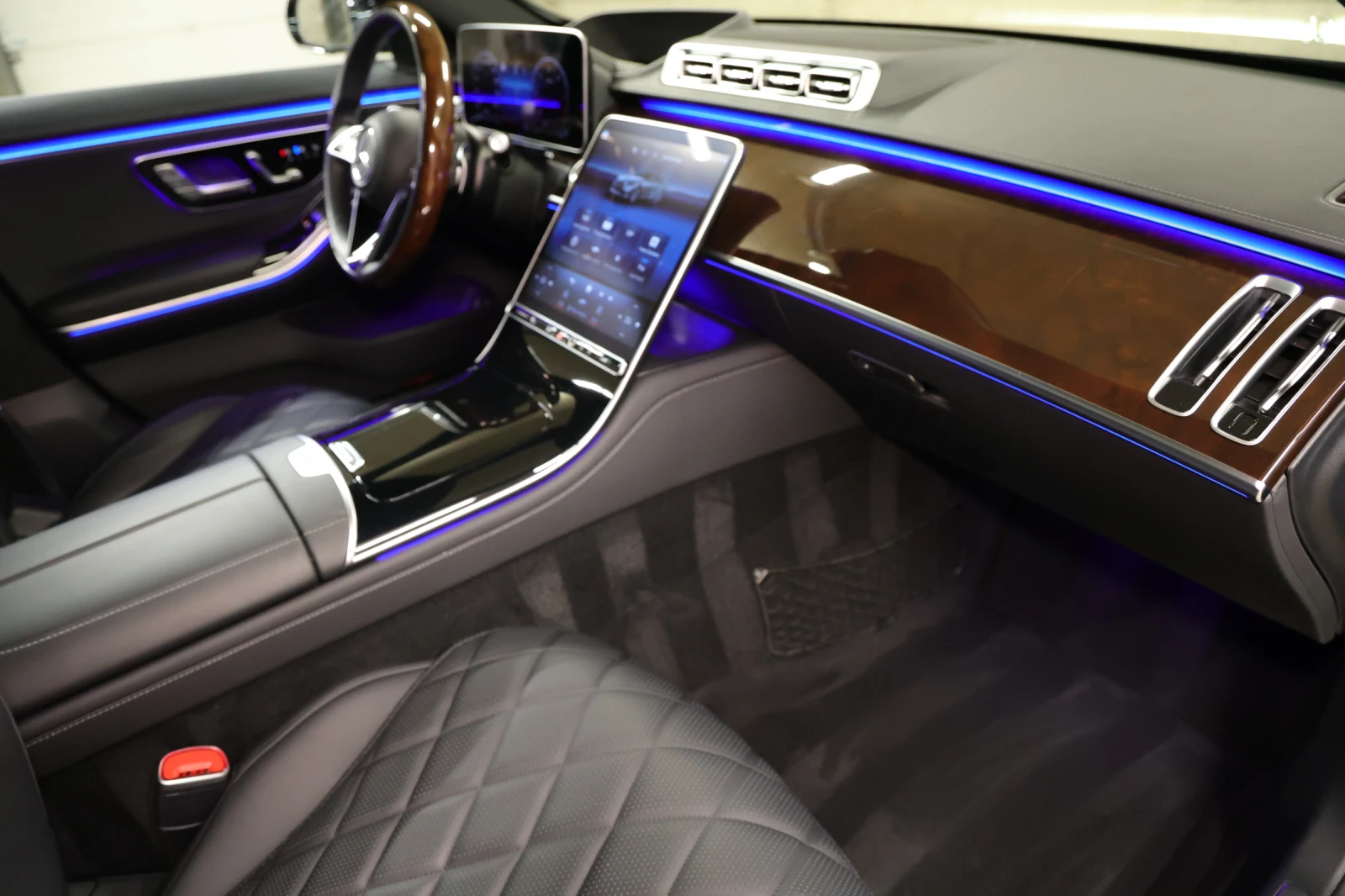 Mercedes-Benz S 450 d Long AMG 3xTV     | Mobile.bg   11