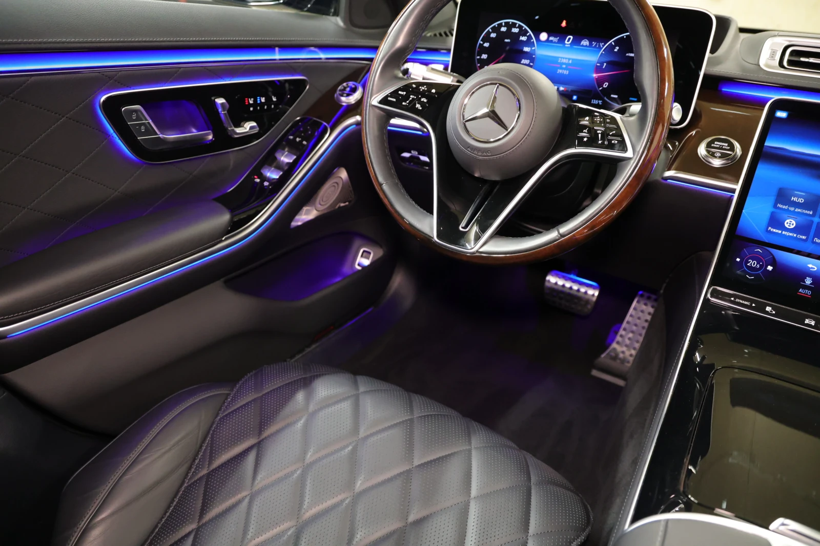 Mercedes-Benz S 450 d Long AMG 3xTV Ексклузив Вентилация Масаж Панорам - изображение 8