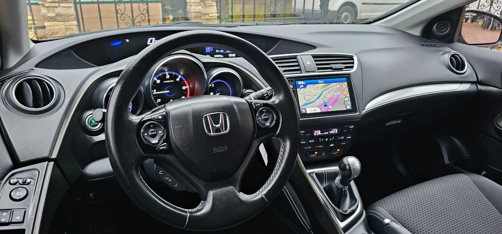 Honda Civic 1.6i -DTEC Elegance  | Mobile.bg   8