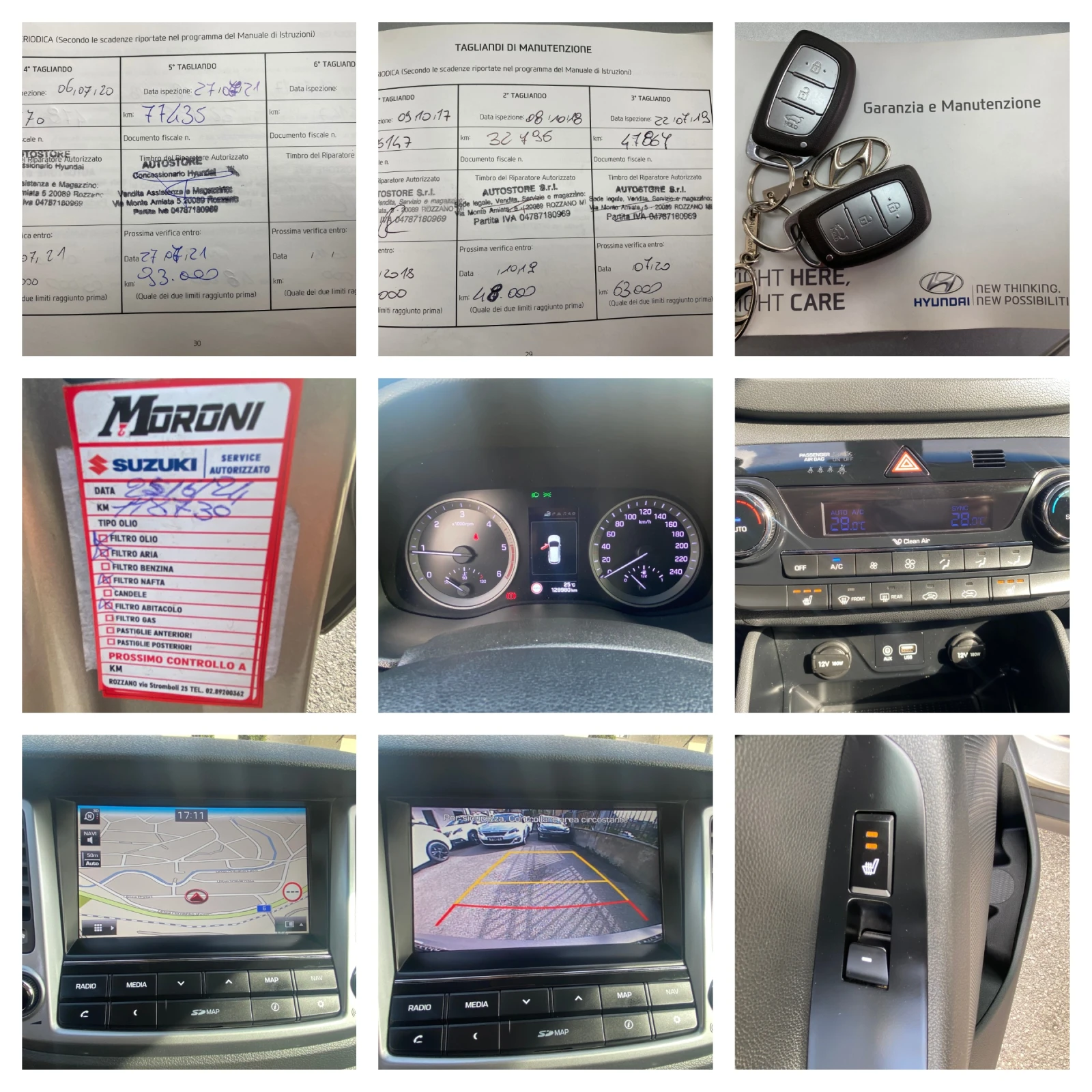 Hyundai Tucson 1.7CRDI-128000km-FULL-DIST-PANO-NAVI-LED-КОЖАEURO6 - изображение 8