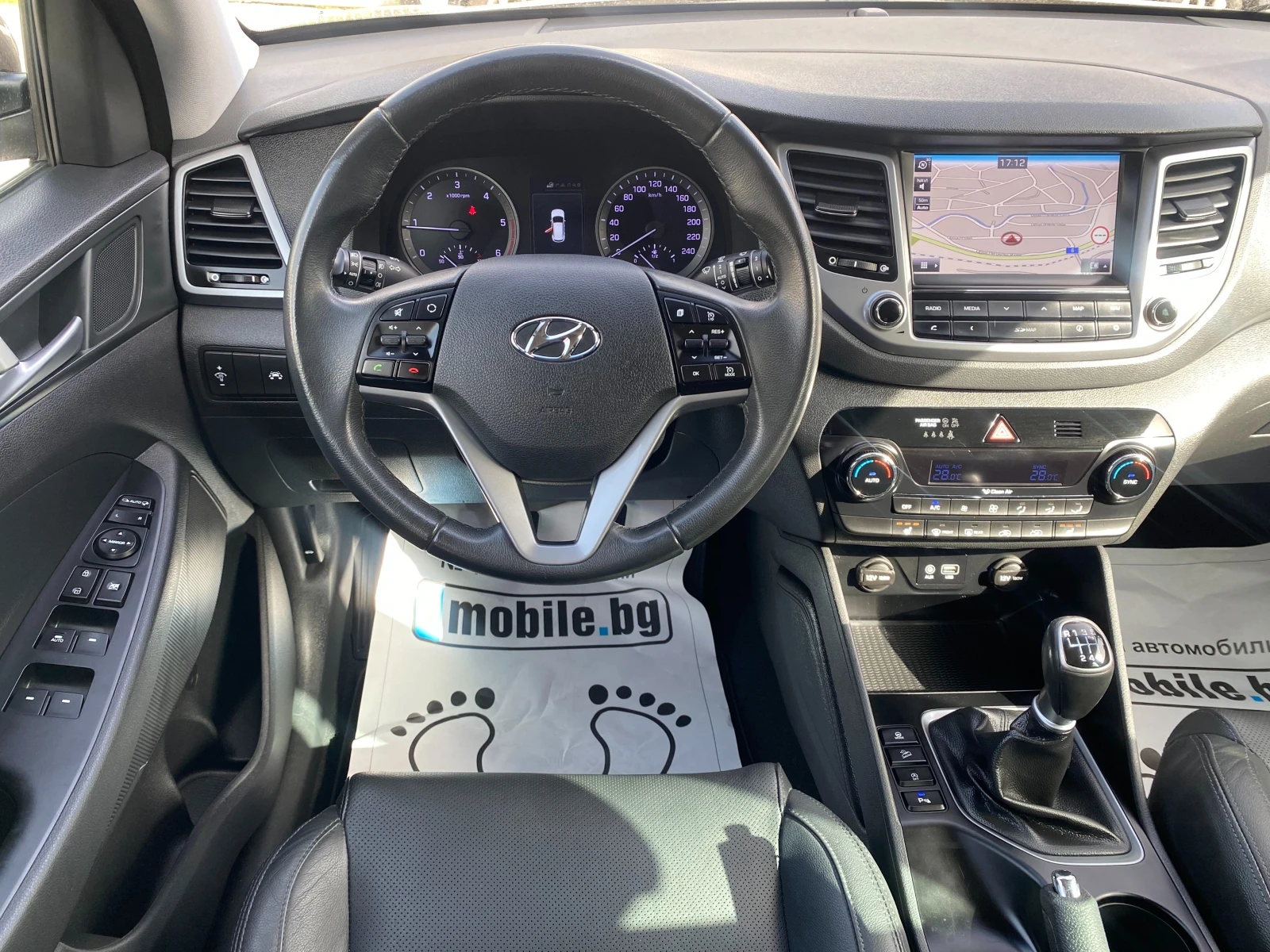Hyundai Tucson 1.7CRDI-128000km-FULL-DIST-PANO-NAVI-LED-КОЖАEURO6 - изображение 7