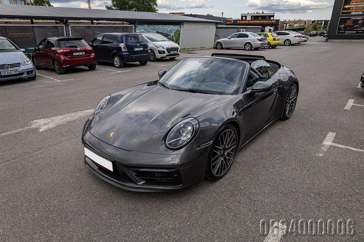 Porsche 911 992 4SCABRIOSPORTDESIGN PACKET EXCL BOSE ОБДУХВАНЕ, снимка 9 - Автомобили и джипове - 55180017