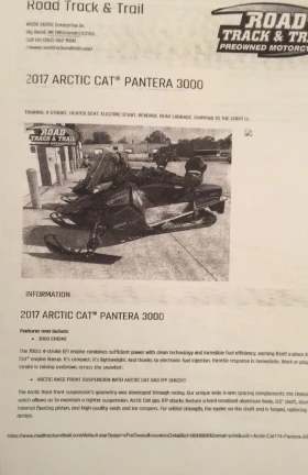 Arctic Cat Thundercat PANTERA 3000, снимка 8