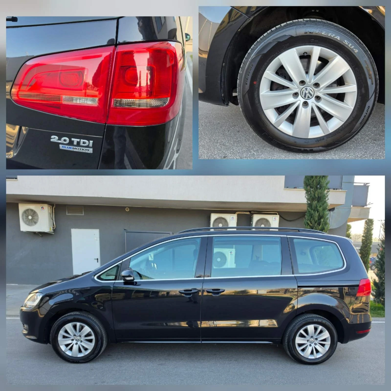 VW Sharan Lux, Navi, 7 mesta, снимка 16 - Автомобили и джипове - 54000617