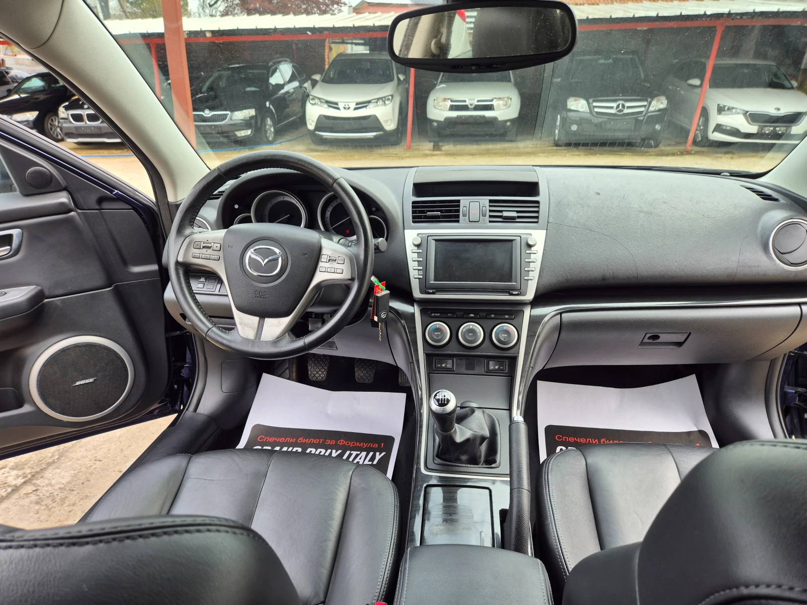 Mazda 6 2.0D, NAVI, KOJA, FUUL, снимка 14 - Автомобили и джипове - 54180466