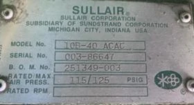 Обява за продажба на Компресори Sullair  ~5 800 лв. - изображение 2