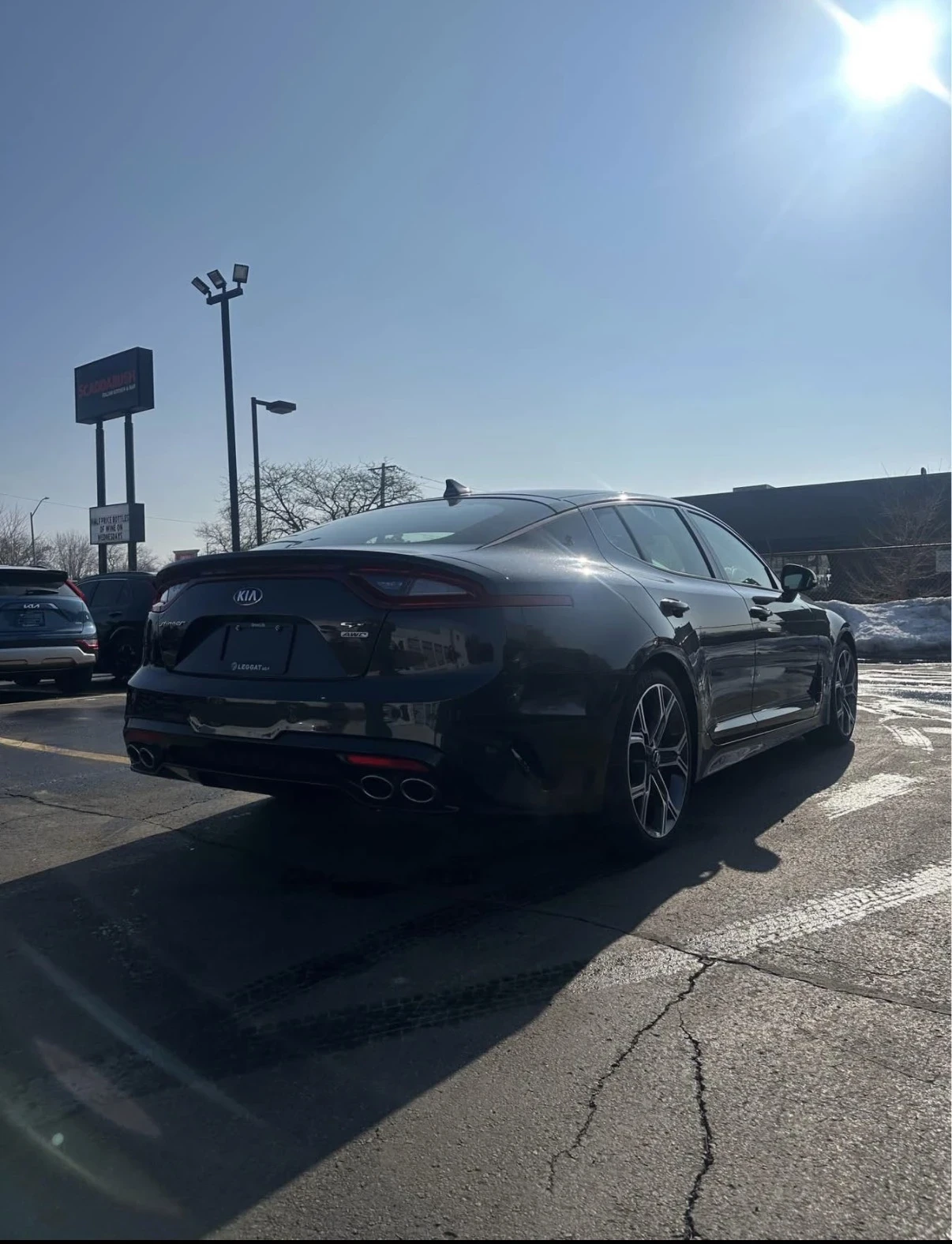 Kia Stinger GT Limited AWD * Червена Кожа * Без Инциденти * , снимка 3 - Автомобили и джипове - 53830213