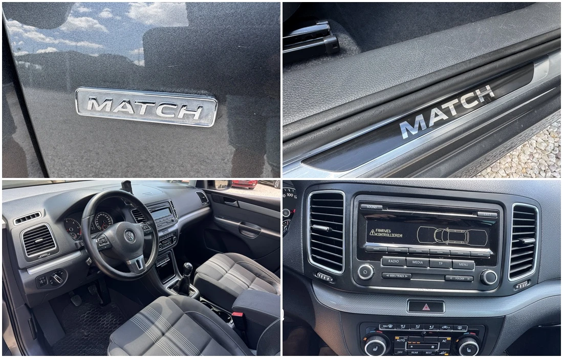 VW Sharan 2.0TDI-MATCH, снимка 15 - Автомобили и джипове - 55302881