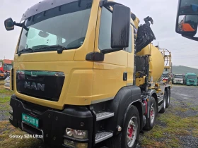 Бетон миксер Man КРАН+ 7 Кубика Бетонмиксер, Нов внос, , , , 8х4, , снимка 8