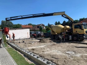 Бетон миксер Man КРАН+ 7 Кубика Бетонмиксер, Нов внос, , , , 8х4, 