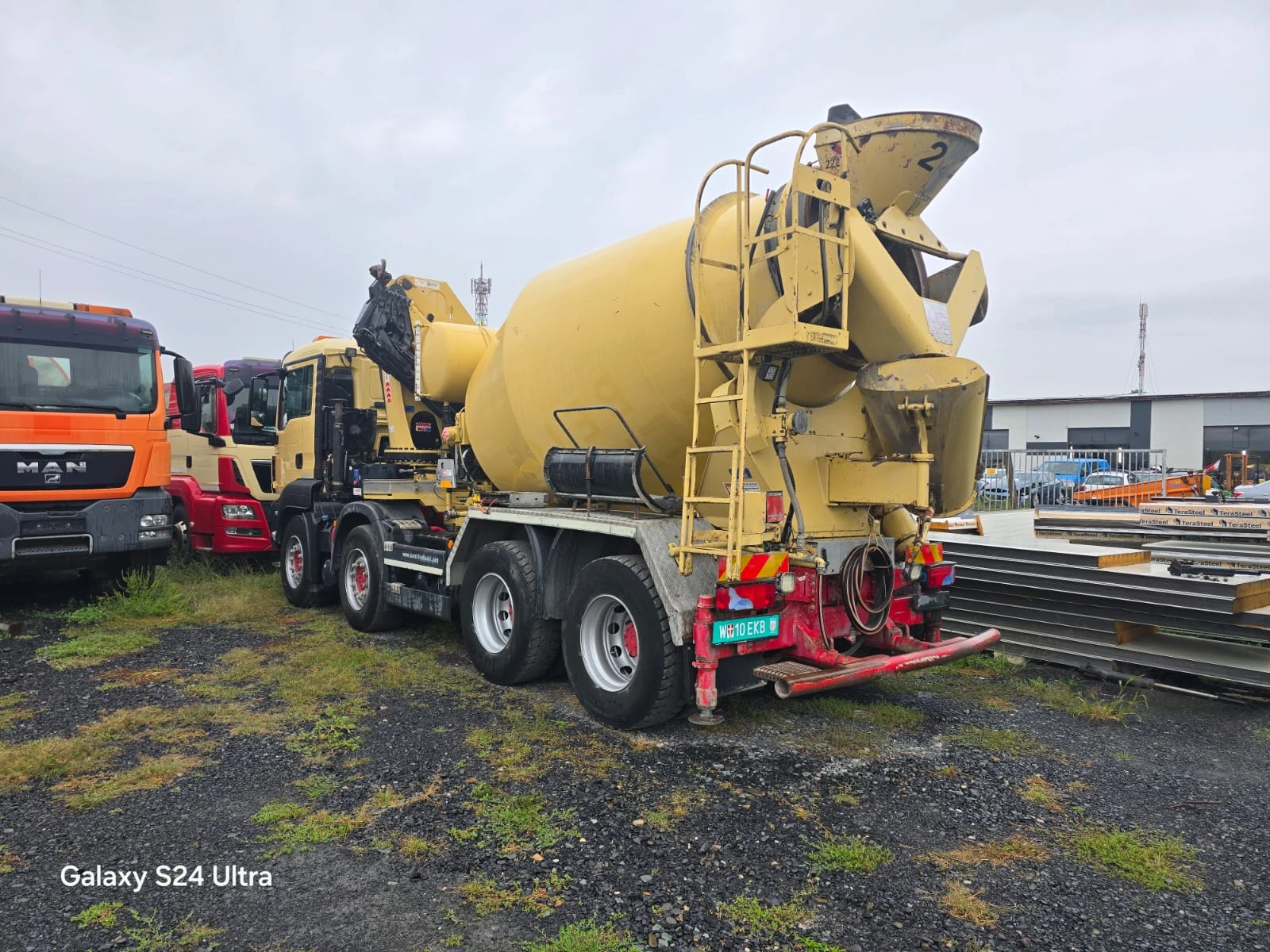 Бетон миксер Man КРАН+ 7 Кубика Бетонмиксер, Нов внос, , , , 8х4,  - изображение 5