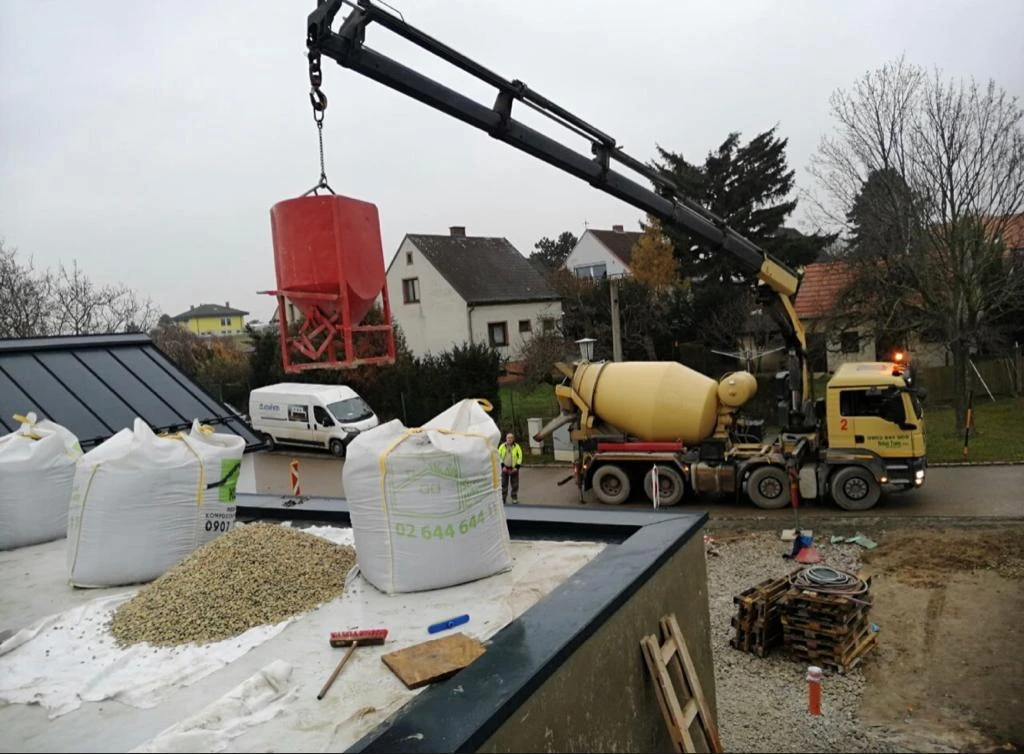 Бетон миксер Man КРАН+ 7 Кубика Бетонмиксер, Нов внос, , , , 8х4,  - изображение 3