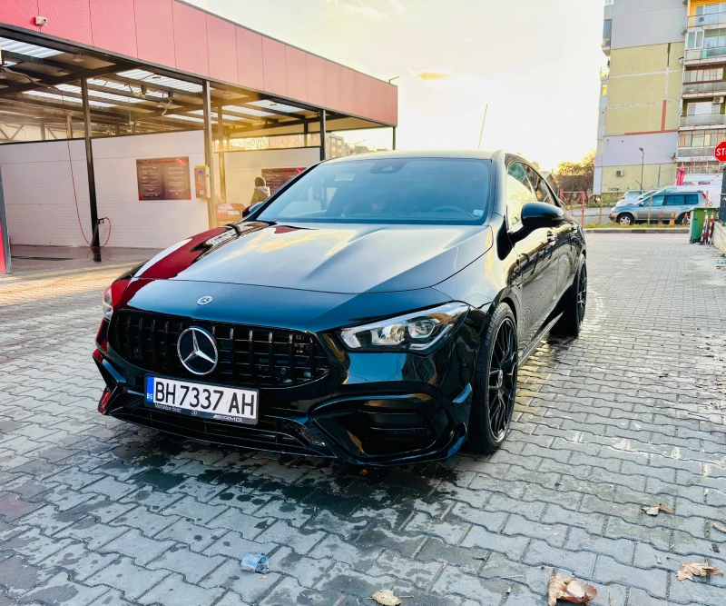 Mercedes-Benz CLA AMG night black edition, снимка 4 - Автомобили и джипове - 48359367