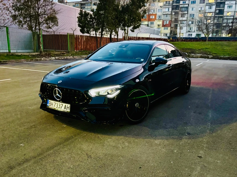 Mercedes-Benz CLA AMG night black edition, снимка 2 - Автомобили и джипове - 48359367