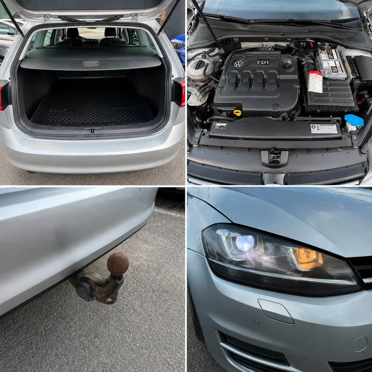 VW Golf Variant 2.0TDI DSG Navi Xenon Euro6b, снимка 16 - Автомобили и джипове - 55656190