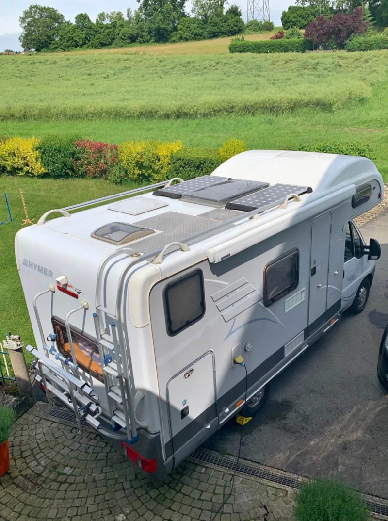 Кемпер HYMER / ERIBA C 524/Fiat 2.8JTD/Солари/Инвр./ТВ/ Швейцария, снимка 16 - Каравани и кемпери - 52703066