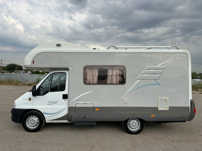 Кемпер HYMER / ERIBA C 524/Fiat 2.8JTD/Солари/Инвр./ТВ/ Швейцария, снимка 2 - Каравани и кемпери - 52703066