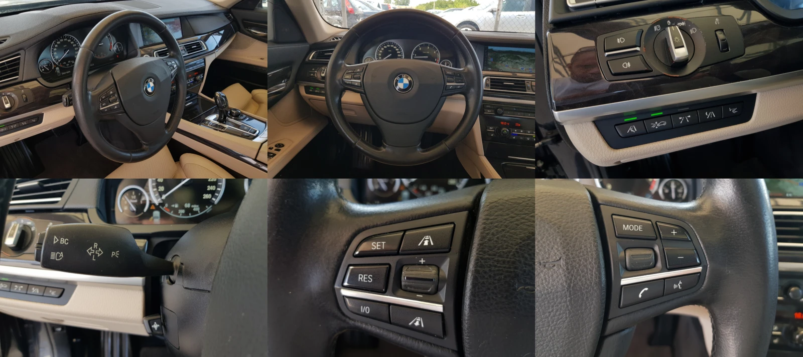BMW 730 ОБДУХВАНЕ/НОЩНО ВИЖДАНЕ/ДИСТРОНИК/МАСАЖИ FULL FULL, снимка 14 - Автомобили и джипове - 55011180
