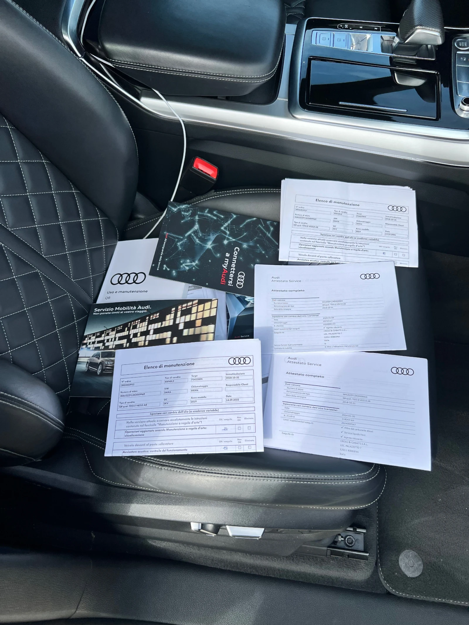 Audi Q8 3хS-line+ Shadow-Line, снимка 13 - Автомобили и джипове - 54330884