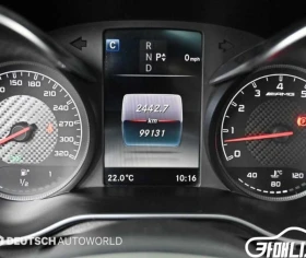 Mercedes-Benz C 63 AMG КОЖА* ПОДГРЕВ* 360* HEAD UP* LINE ASS* PANO* AMBIE, снимка 8