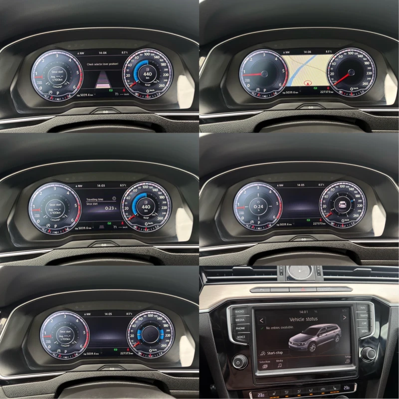 VW Passat 2.0 TDI 190кс Highline/Digital/Distronic/LED , снимка 16 - Автомобили и джипове - 53387820