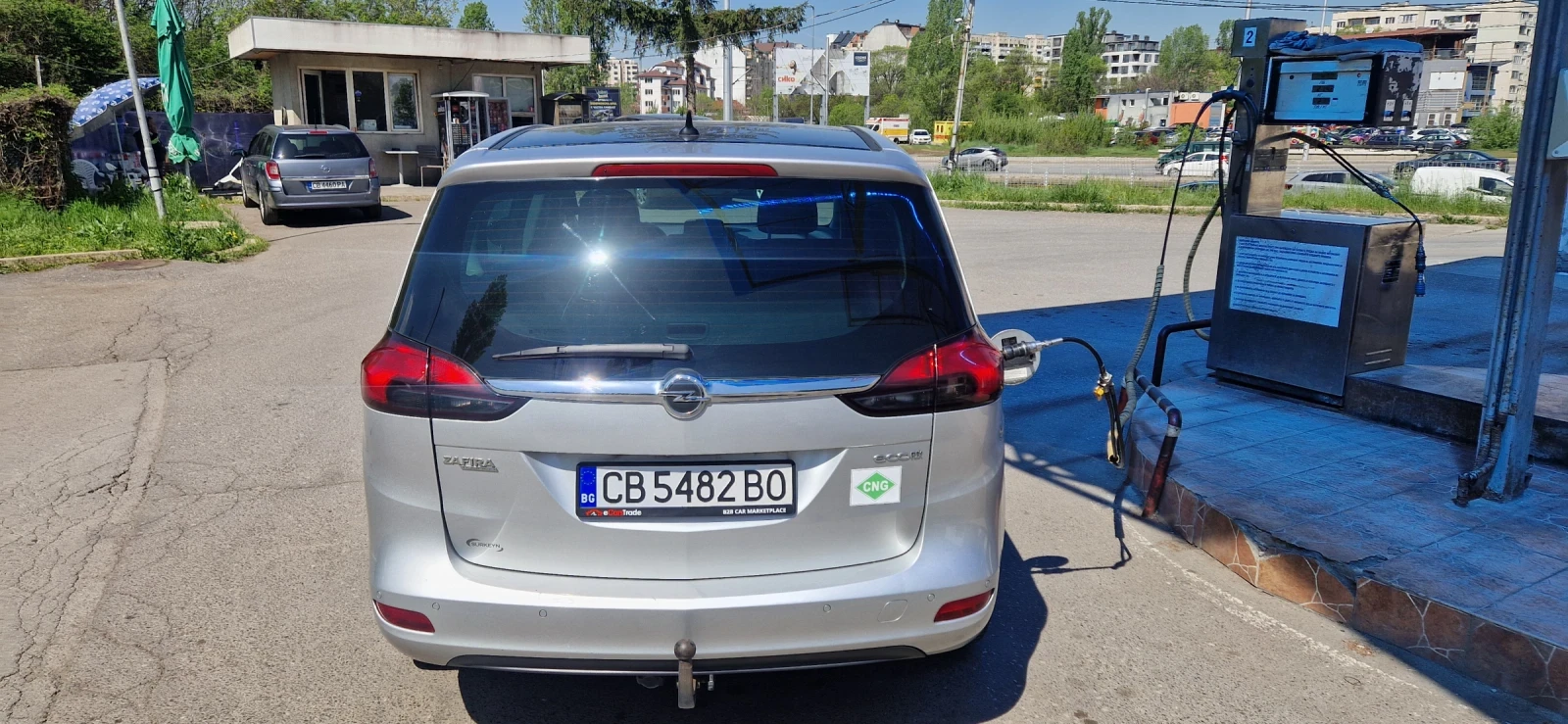 Opel Zafira CNG Фабрична метанова уредба   - изображение 4