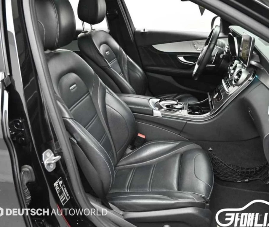 Mercedes-Benz C 63 AMG КОЖА* ПОДГРЕВ* 360* HEAD UP* LINE ASS* PANO* AMBIE, снимка 10 - Автомобили и джипове - 54662972