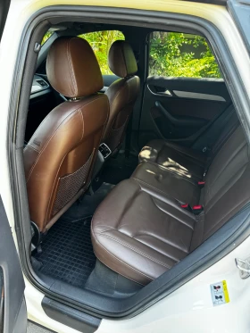 Audi Q3 2.0TDI Quattro 177hp  Кафяв Салон, снимка 15
